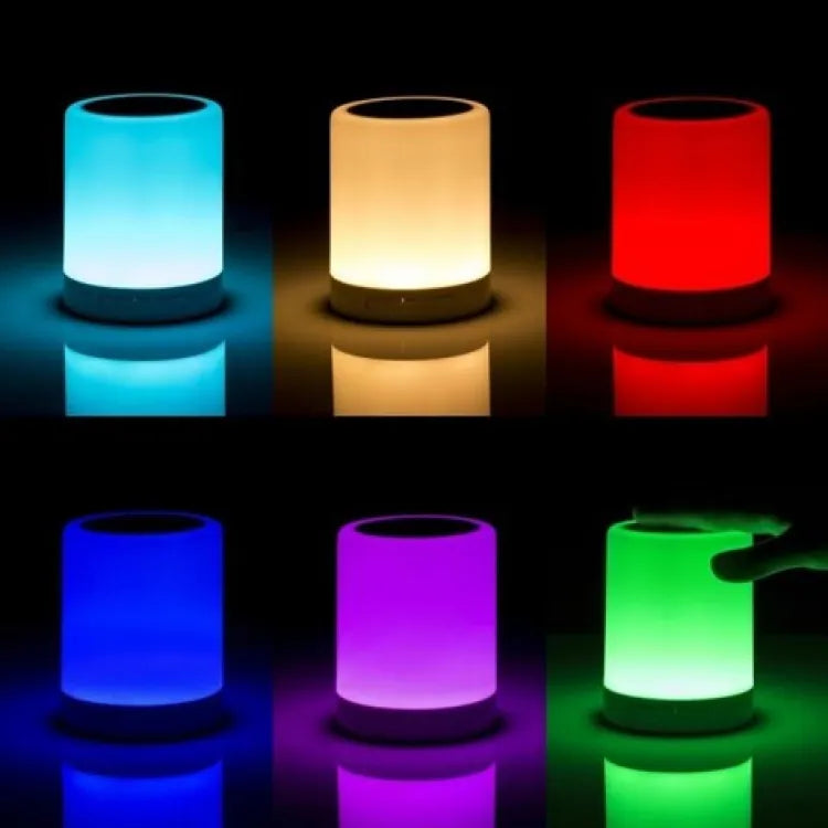 Portable Touch Lamp Bluetooth Speaker | Smart Touch Night Light Desk Lamp