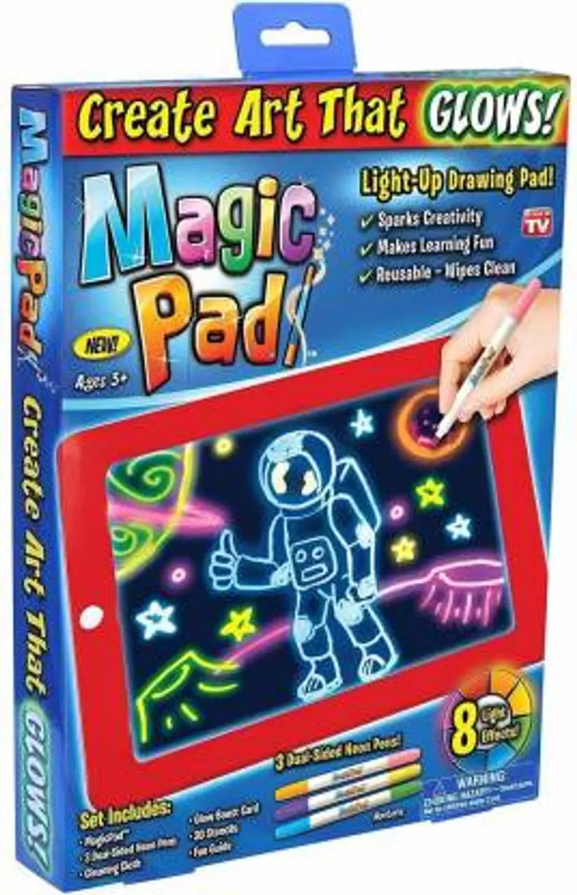 Magic Pad Create Art That GLOWS Light Up LED Board Draw For