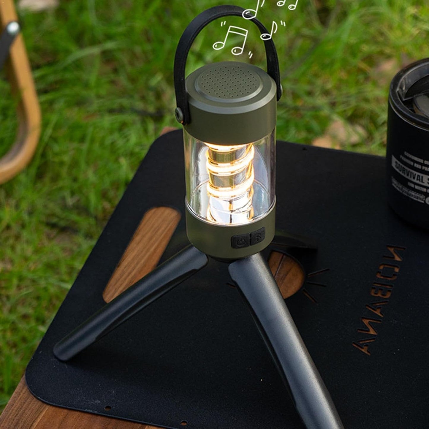 BLUETOOTH SPEAKER CAMPING LIGHTS YD-2312 / Rechargeable Camping Lantern, Waterproof Outdoor Lamp