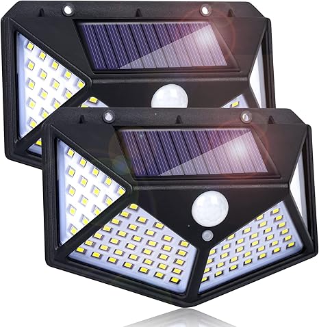 SOLAR INTERACTION WALL LAMP BK-114 | Outdoor Motion Sensor Solar Light