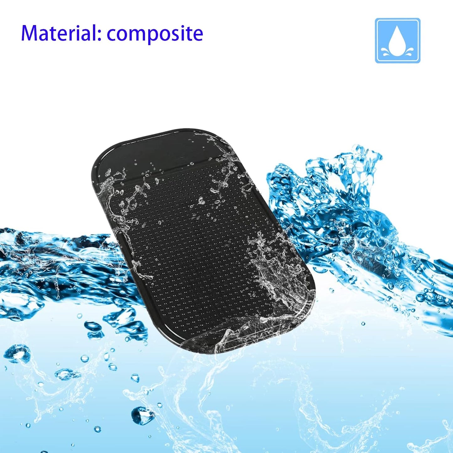 1 Pc Car Dashboard Sticky Pad | Anti-Slide Fixate Sticky Mat Pad