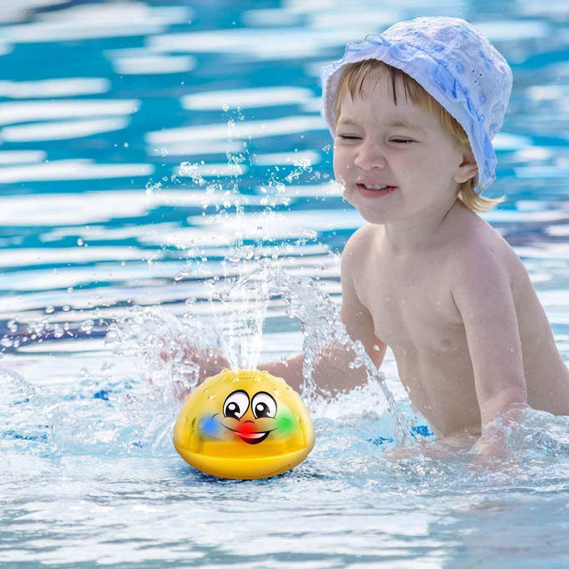 Refasy Children Bath Toys Automatic Water Spray Bathtub Toy for Kids Infant