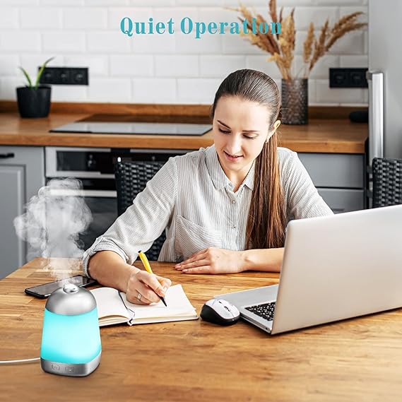 Cold Mist Aromatherapy Humidifier Electric Aroma Infuser for Home Bedroom Office 200ml