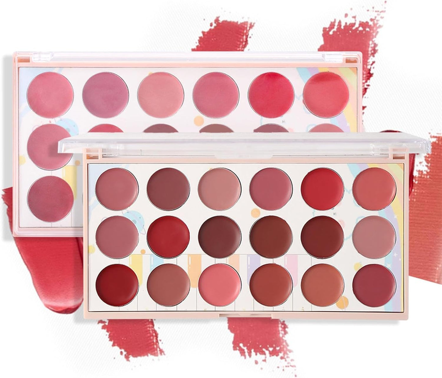 Moccallure Professional 18-Colors Lipstick Kit Long-Lasting, Hydrating & Compact | Unisex