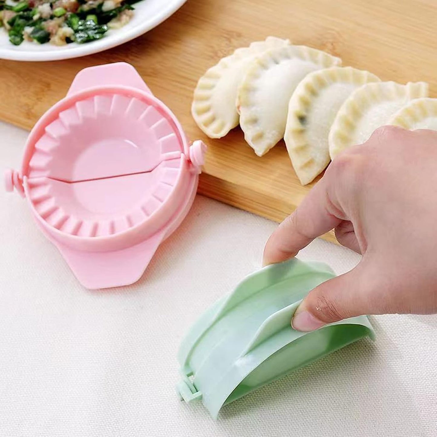 Samosa Maker & Dumpling Shaper Dough Press Mold for Samosas, Dumplings,