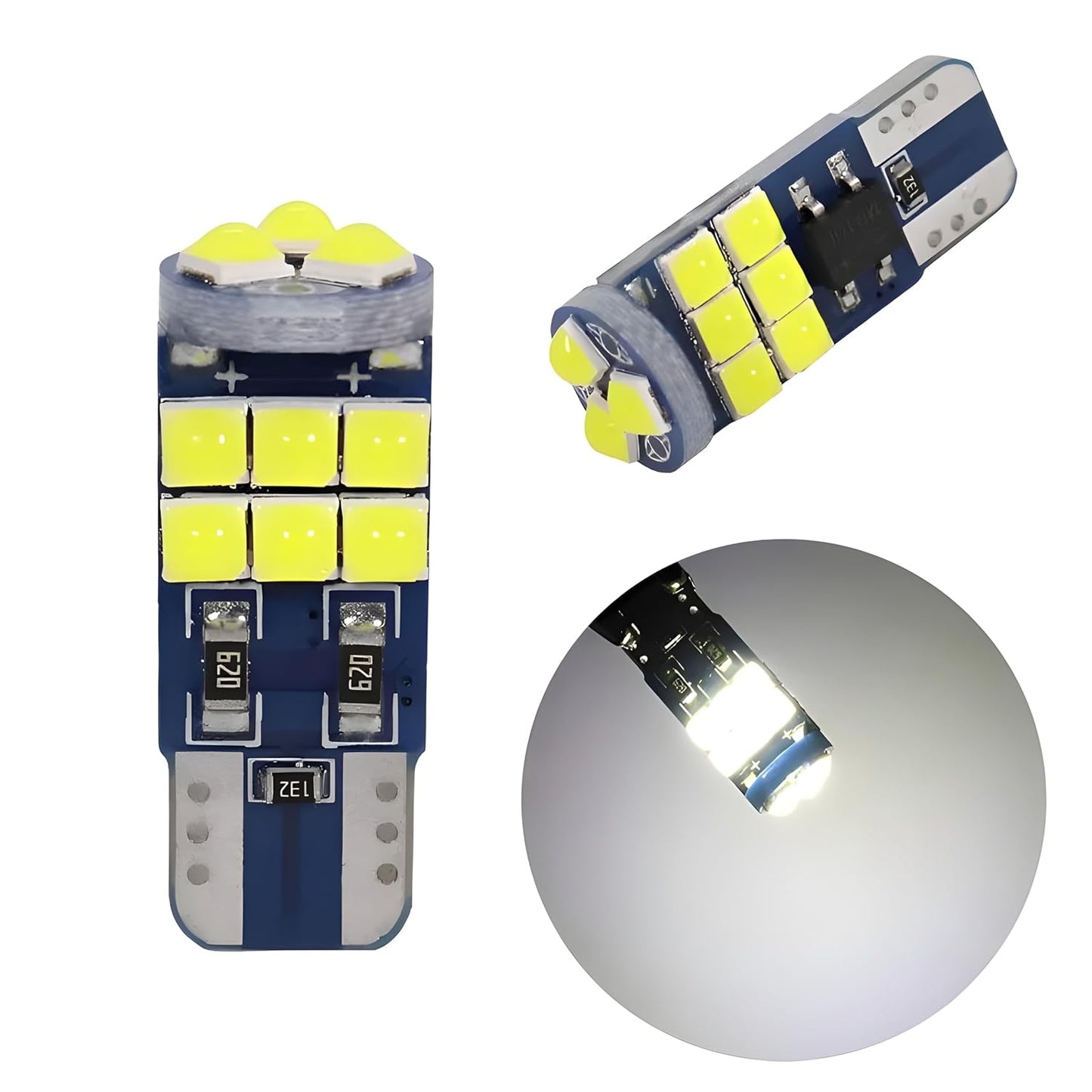 Pack of 2 pcs Car parking light flasher led 12v Led