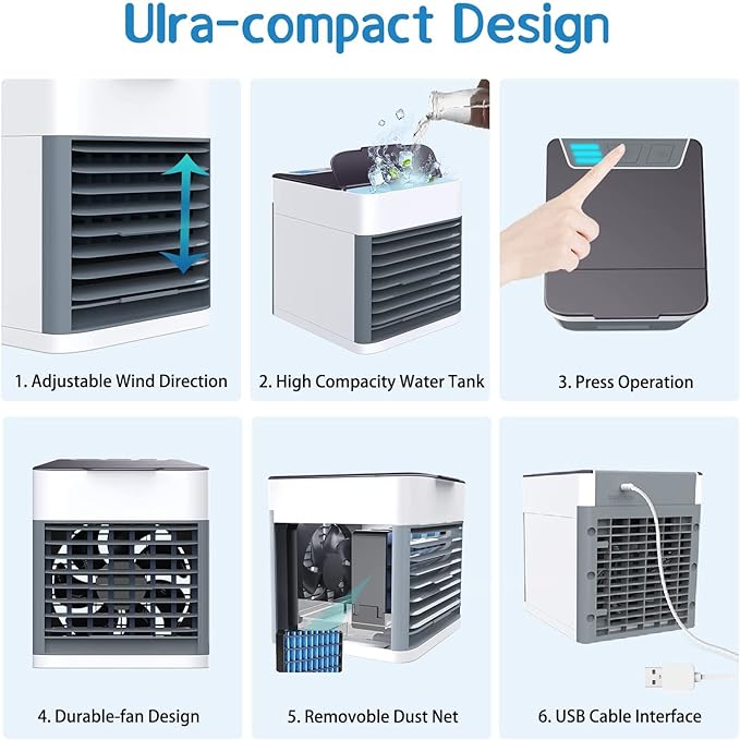 Air Ultra Portable Home Air Cooler | Portable Personal Air Conditioner, Mini