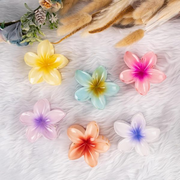 Pack of 3 - Flower Hair Clip Colorful Hair Band For girls