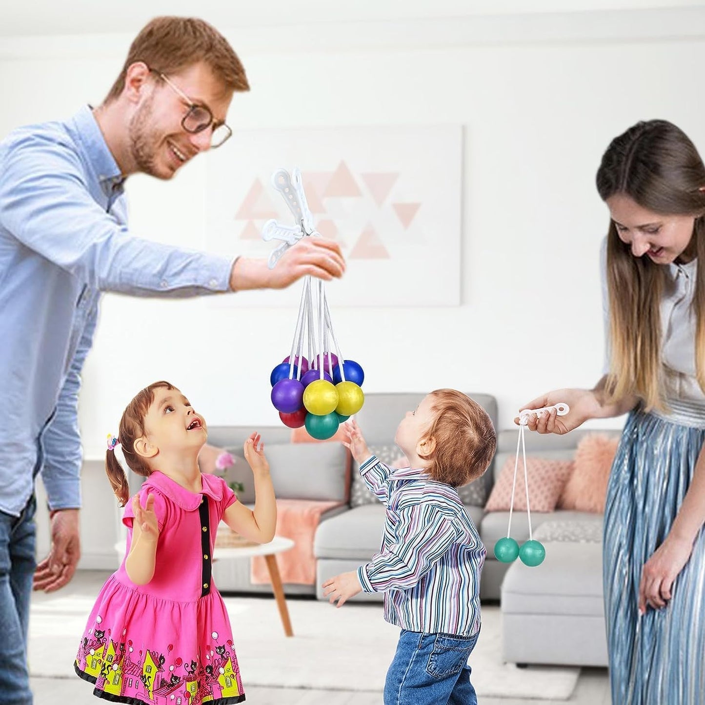 Lato Toy Tok Tok Old School Toy Click Clack Ball Bump Ball