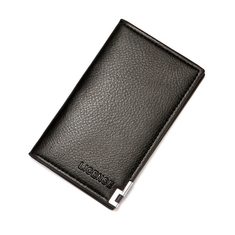 Men PU Leather Wallet Business Clutch Bag Multi Card Slot Credit Card