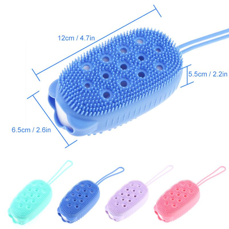 silicone soap bath massage / Bath Body Brush High Quality Silicon Bath