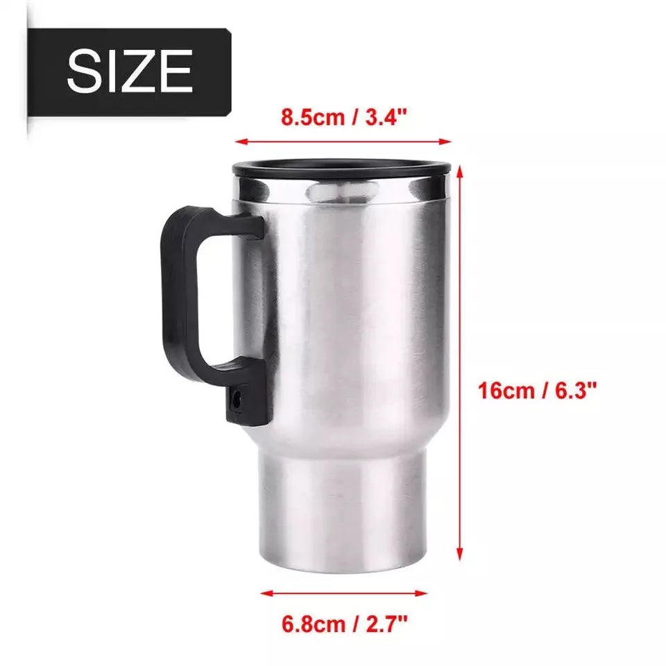 12 Volts 450 ml Heated Travel Mug Coffee /Tea/Soup Cup Car Charging