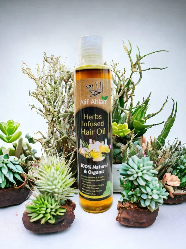 Alif Ahlam Herbs Infused Hair Oil 200ml