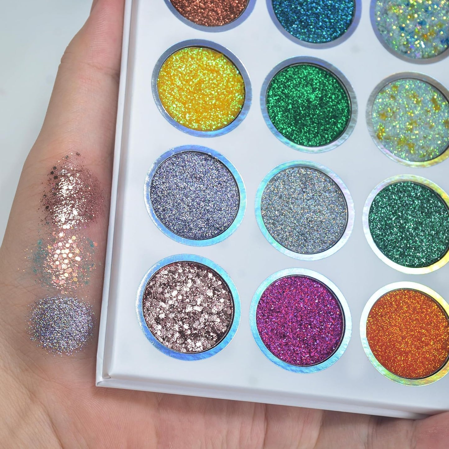 Glitter Butter Sparkle Eyeshadow Palette 9 in 1 Kit for Eye Makeup