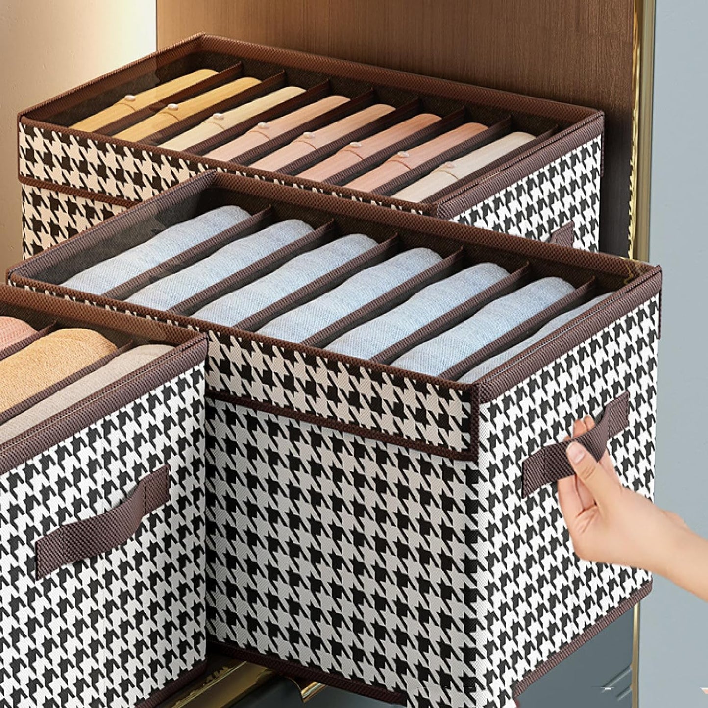 Clothes Organizer | Pants, Jeans Storage Box | Wardrobe Clothes Organizer |