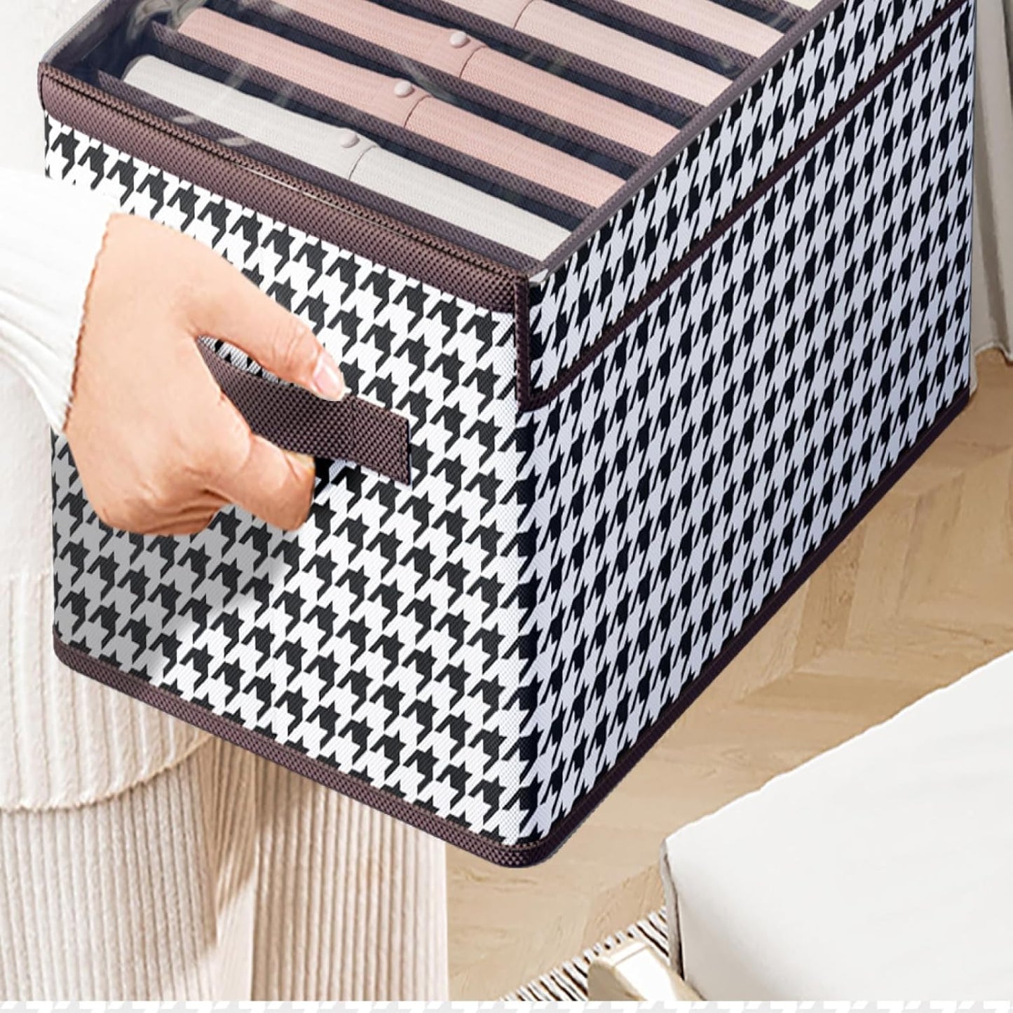 Clothes Organizer | Pants, Jeans Storage Box | Wardrobe Clothes Organizer |