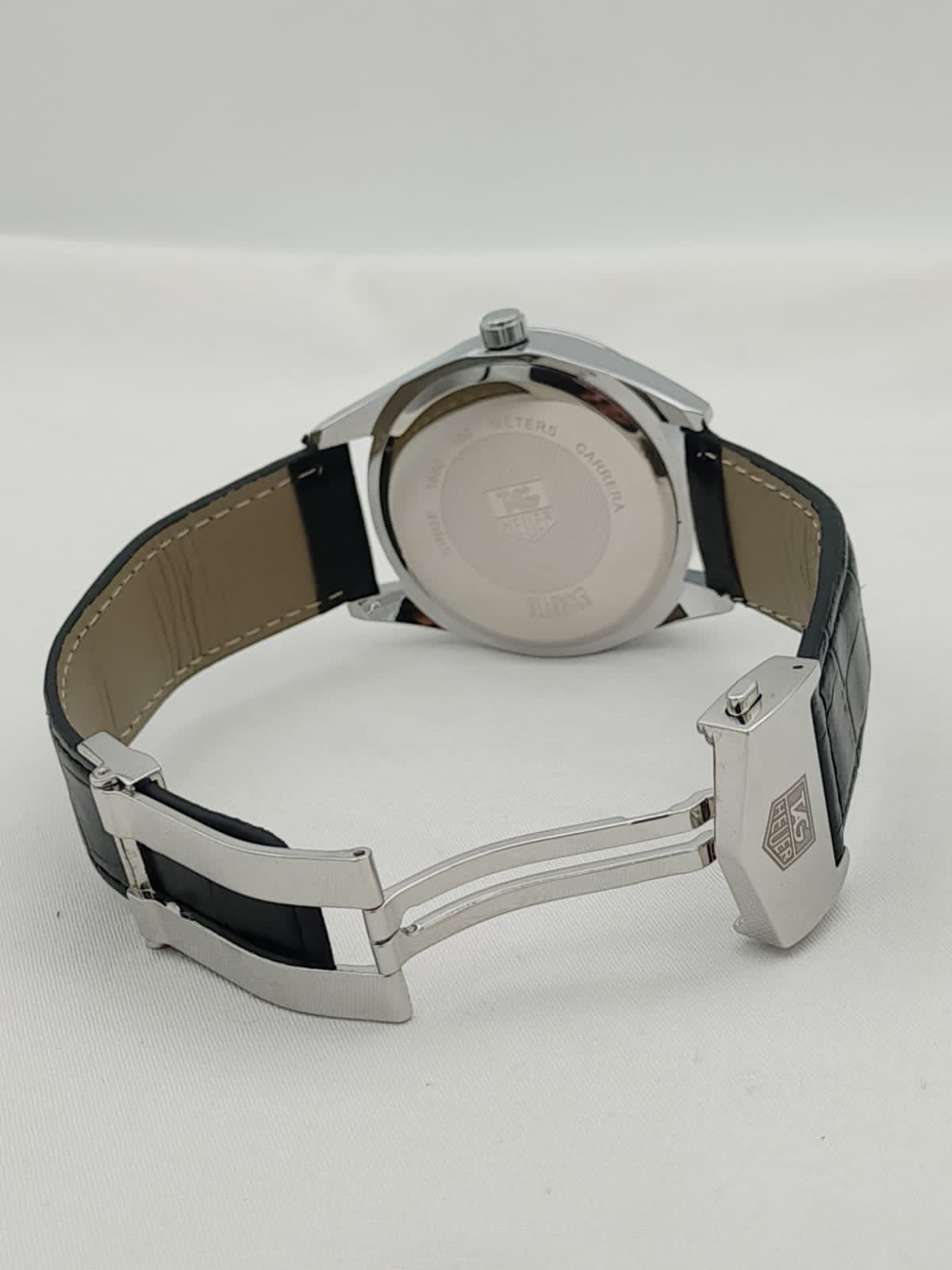 Carrera Calibre 5 - Luxury Swiss Watch With Leather Strap Mens Watch