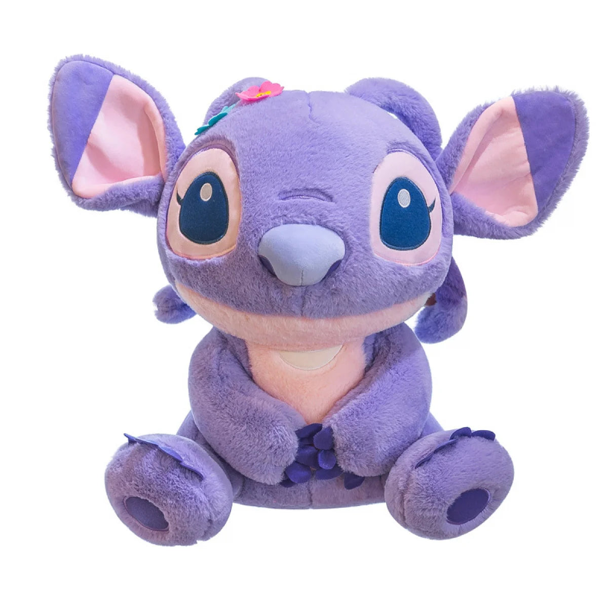 Purple Disney Angel Lilo & Stitch Alien Girl Sitting Plush Lovely Stuff