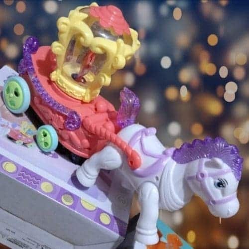 HORSE CARRIAGE Battery Operated Toys Cartoon Music Toy Carriage Set With Light