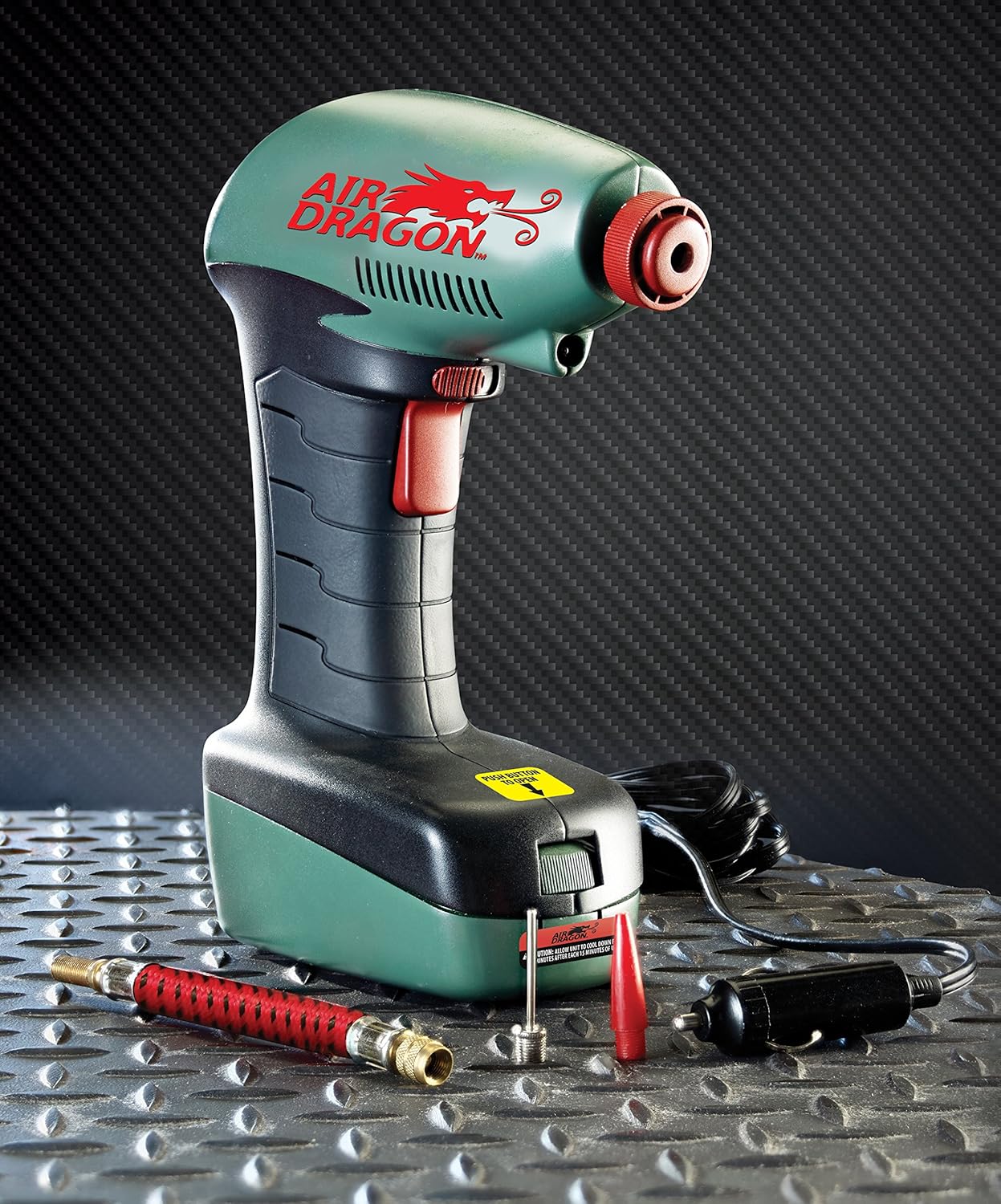 Air Dragon Portable Air Compressor Build in Light Great For Sport Ball,