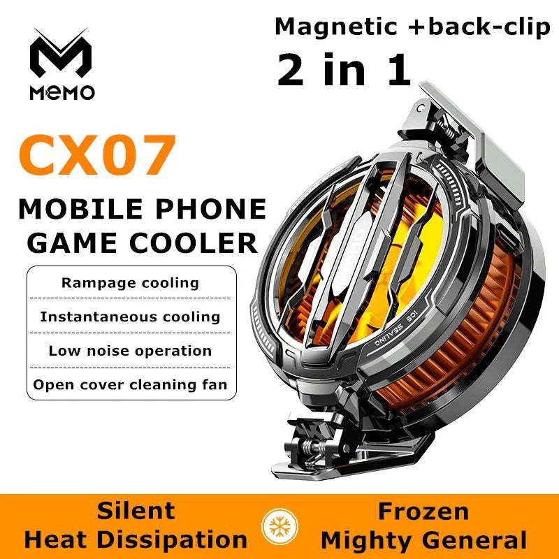 MEMO CX07 Mobile Phone Magnetic - Cooling Fan Radiator Cool Heat Absorber