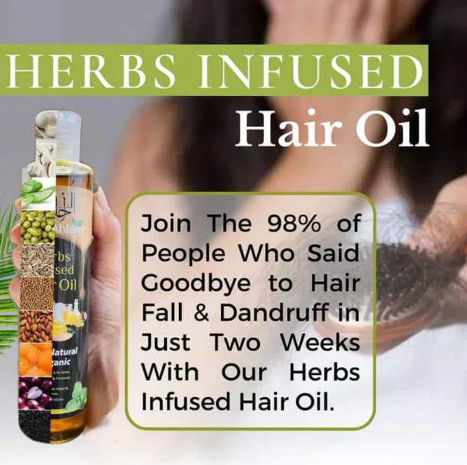 Alif Ahlam Herbs Infused Hair Oil 200ml