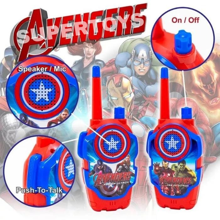 Spiderman Walkie Talkie Toy Set for Kids Fun Two-Way Radio Communication