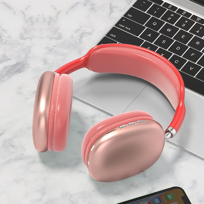 P9 Wireless Bluetooth Headphones Adjustable Over-The-Ear Stereo Headset | Best Quality Wireless
