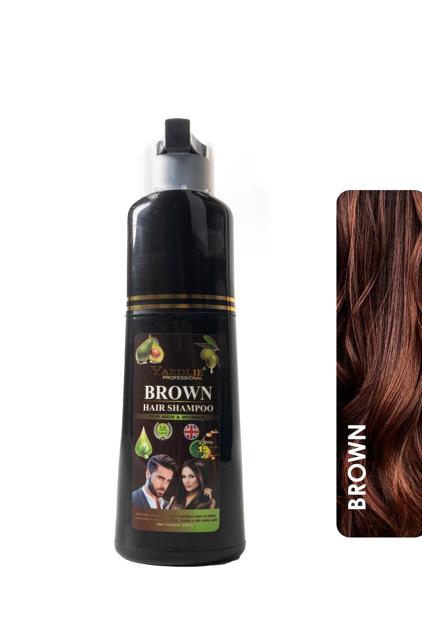Yardlie Professional Hair Color Shampoo UK Based Formula For Men & Women