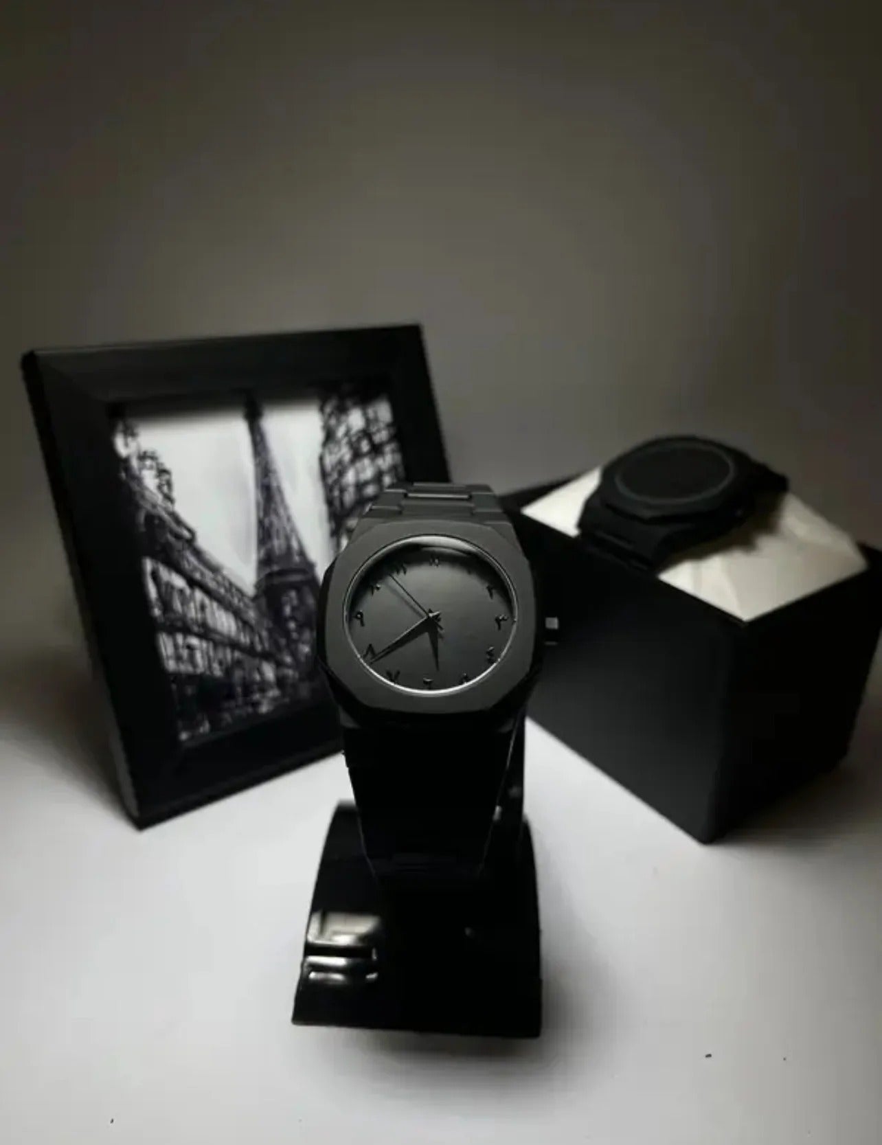 Full BLACK AURA Quartz Watch Lightweight Design, , Premium Quality &