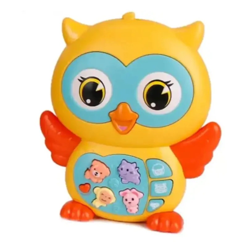Multi-Functional Owl Piano Toy with Lights, Sounds, and Various Modes - A