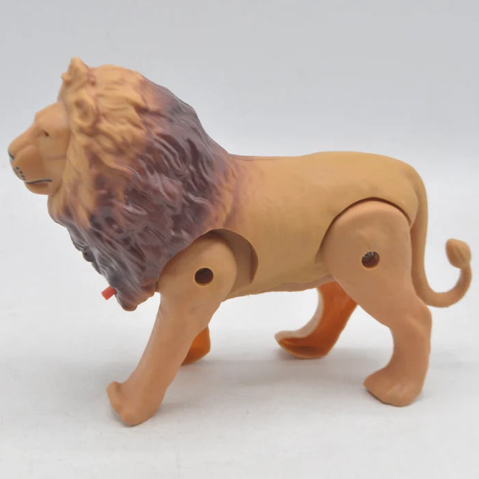 Battery Operated Lion with Light Sound & Walk, Funny Electric Lion Cartoon