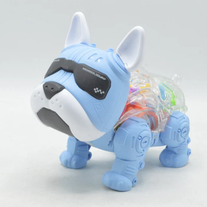 Mecha Dog Interactive Robot Toy - Walking, Music & Lights for Kids