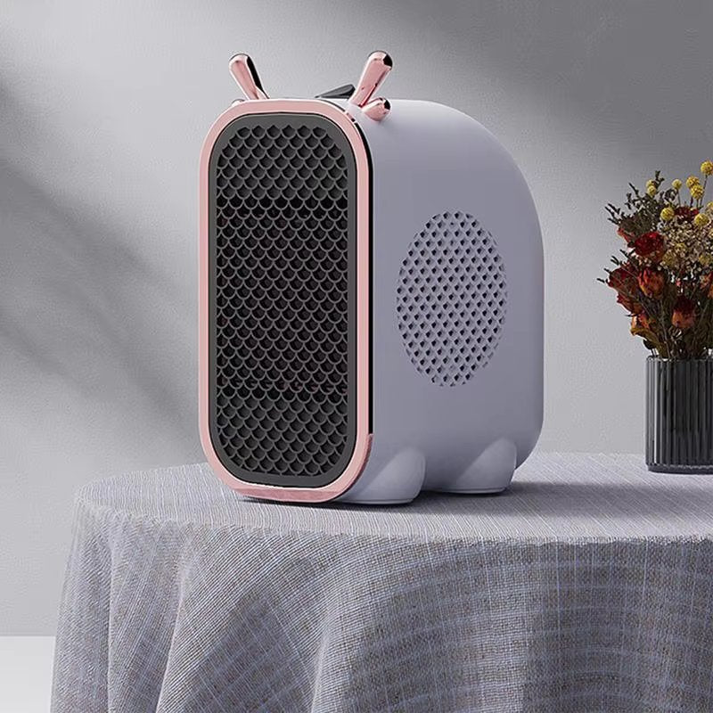 Zodiac Dragon Mini Portable Electric Desk Air Heater for Room, Small Tabletop