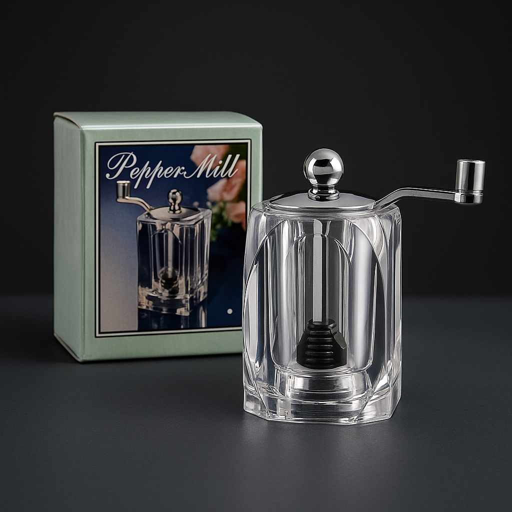 Saffron Grinder Simple | Portable Pepper Mill | Best Quality Pepper &