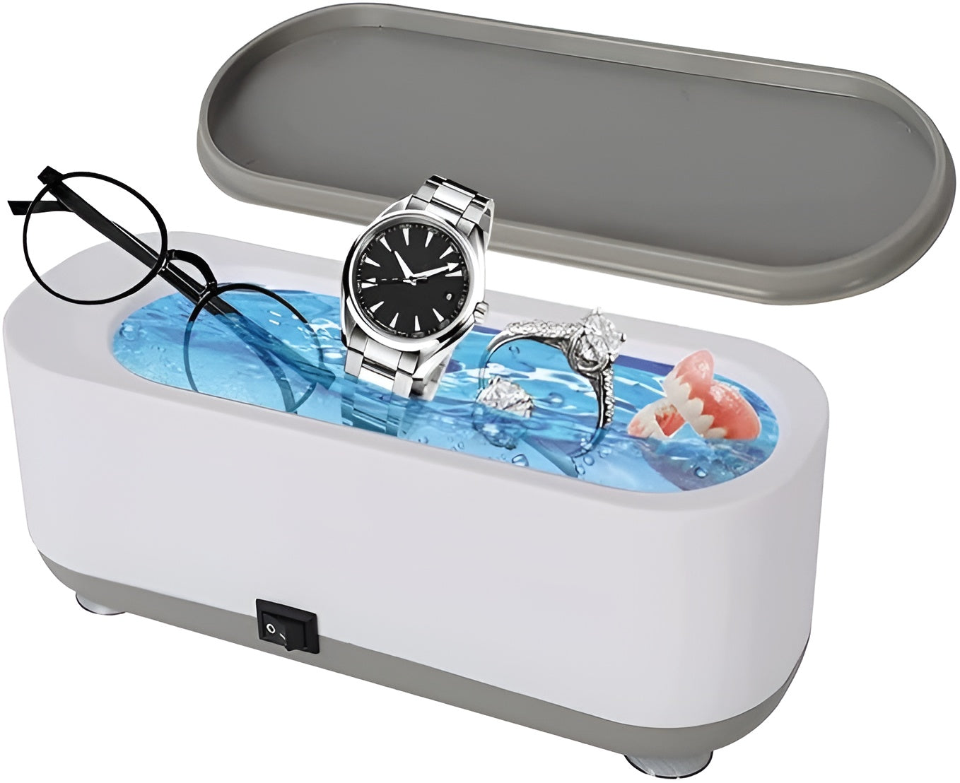 Ultrasonic Cleaner Jewelry Watch Eye Glasses Ring Makeup Brush Cleaning Machine (Random