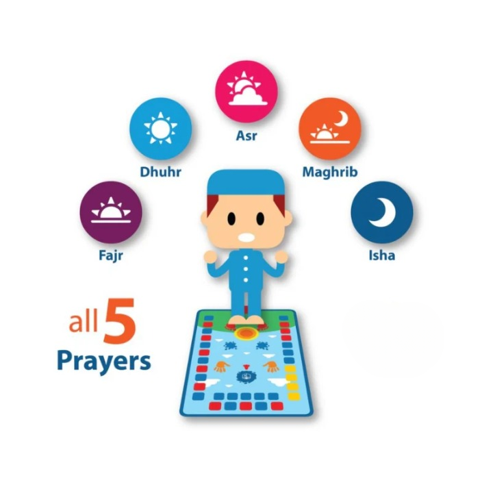 Educational Smart Interactive Islamic Voice Prayer Mat for Kids