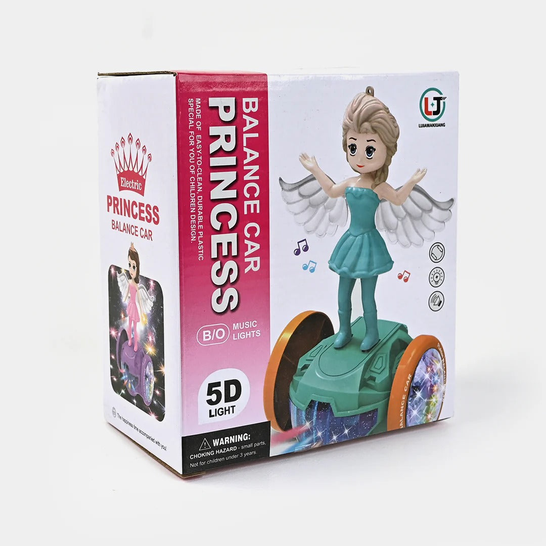 Princess Balance Car With Light & Music | Best Quality Princess Doll