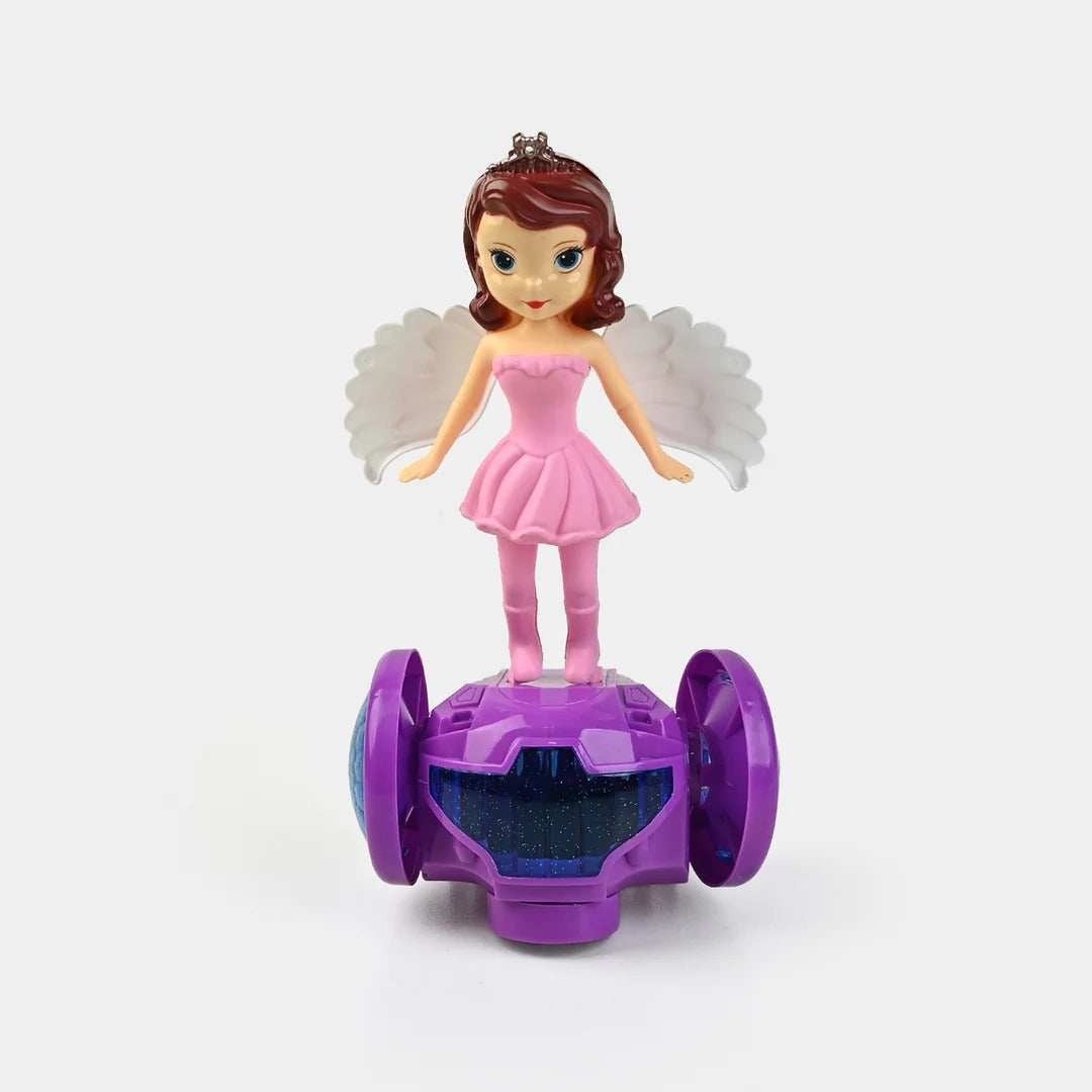 Princess Balance Car With Light & Music | Best Quality Princess Doll