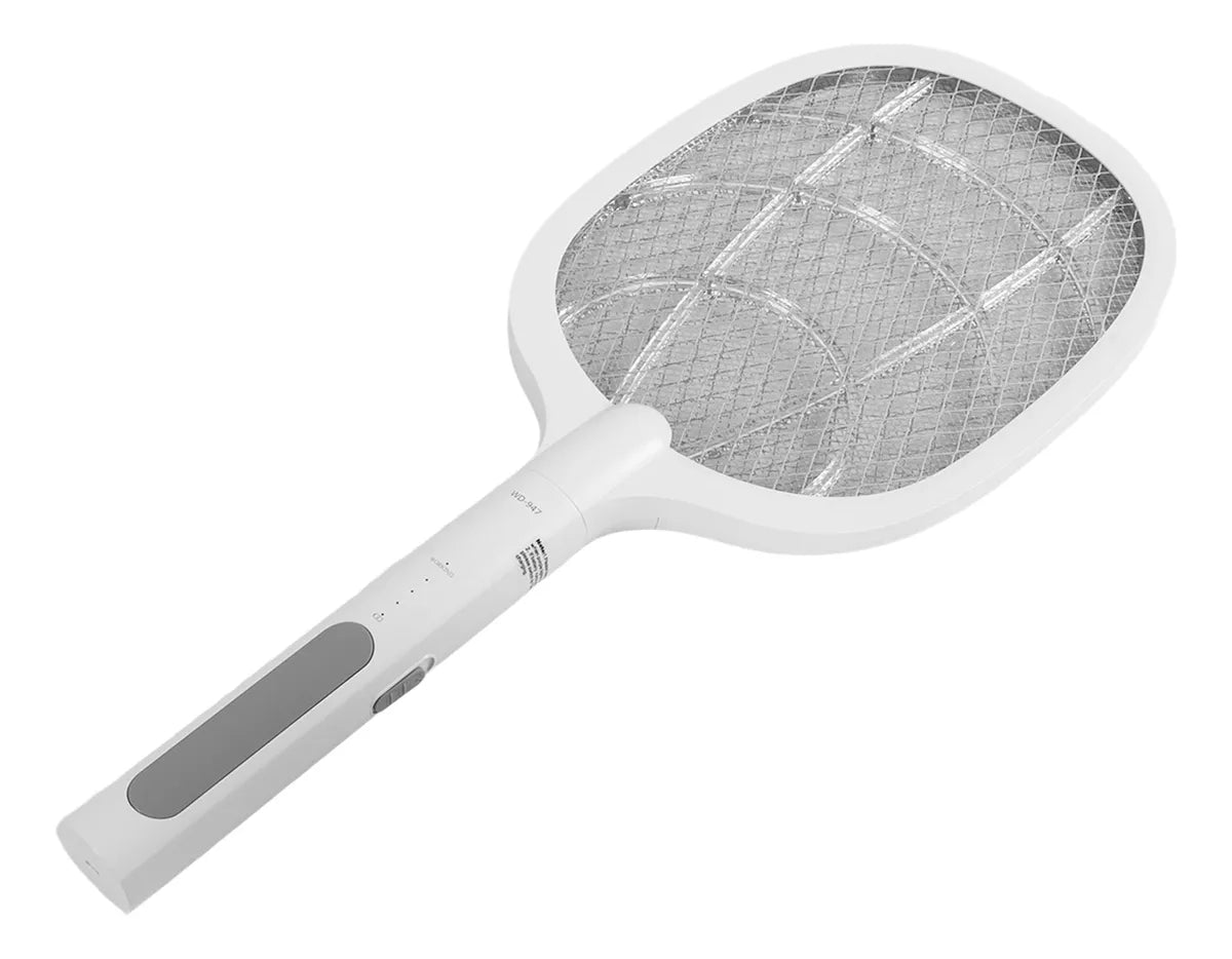 Rechargeable Electric Mosquito Killer Racket 2 In 1 LED Flash Light