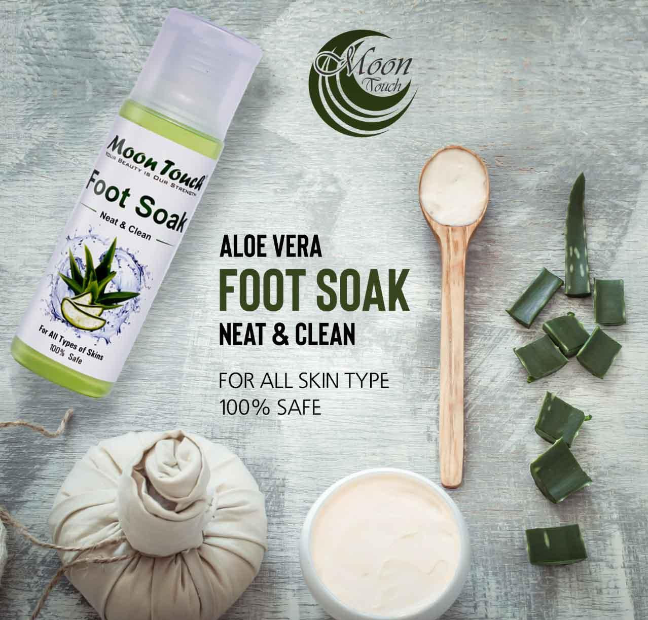 Aloe Vera Foot Soak - 100ml | Moon Touch | Best Quality