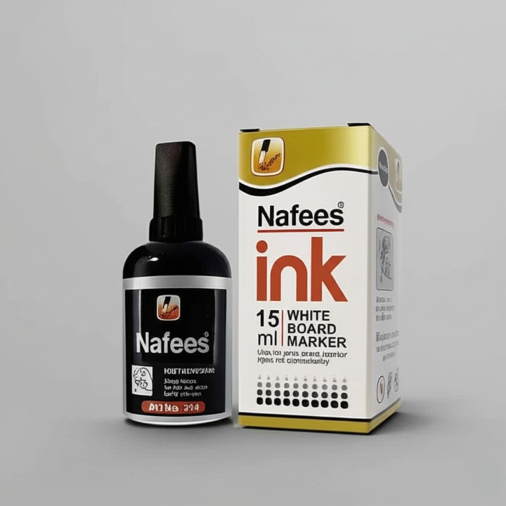 Nafees Stamp Pad Ink High-Quality, Fast-Drying, Smudge-Free Ink for Clear Impressions