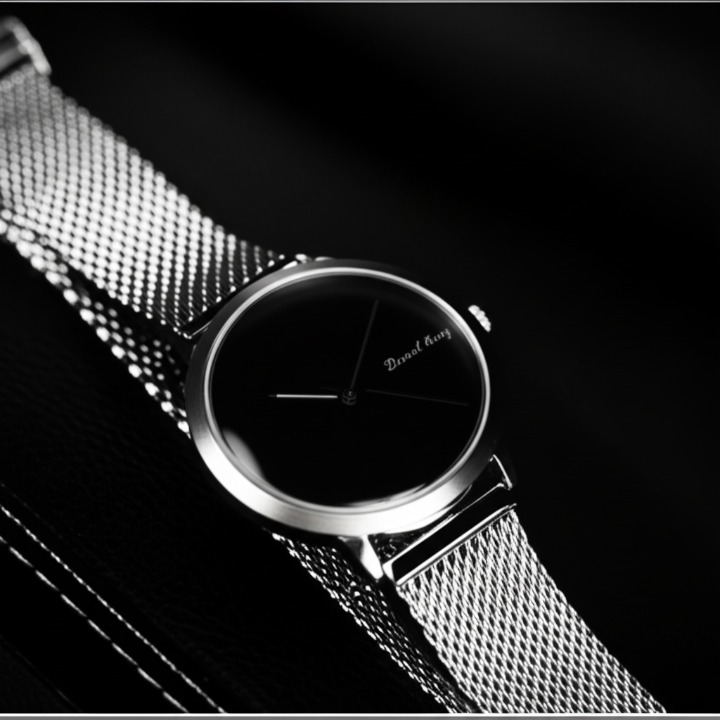 Original Magnet Stainless Steel Watch Waterproof, Sleek Design (No Box)