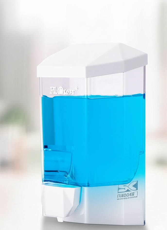 FLOSoft Wall Mounted Liquid Soap / Sanitiser / Shampoo Despencer (500 ML)