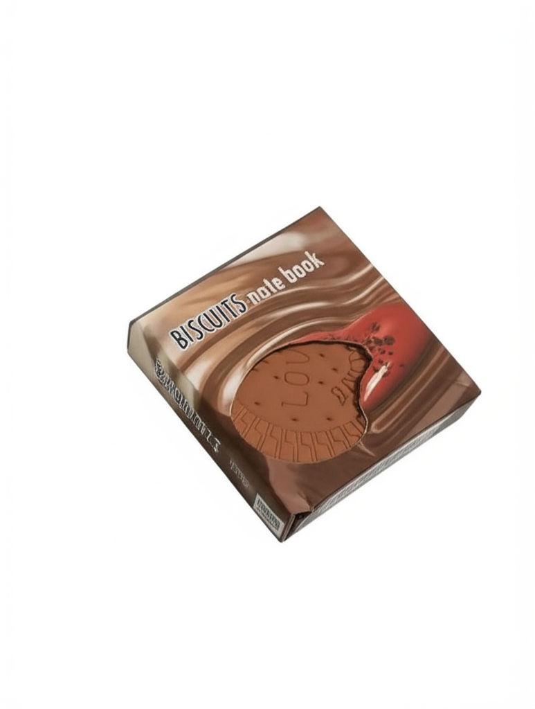 Biscuit Shaped Notebook 80 Pages Round Steno Pad for Students, Artists
