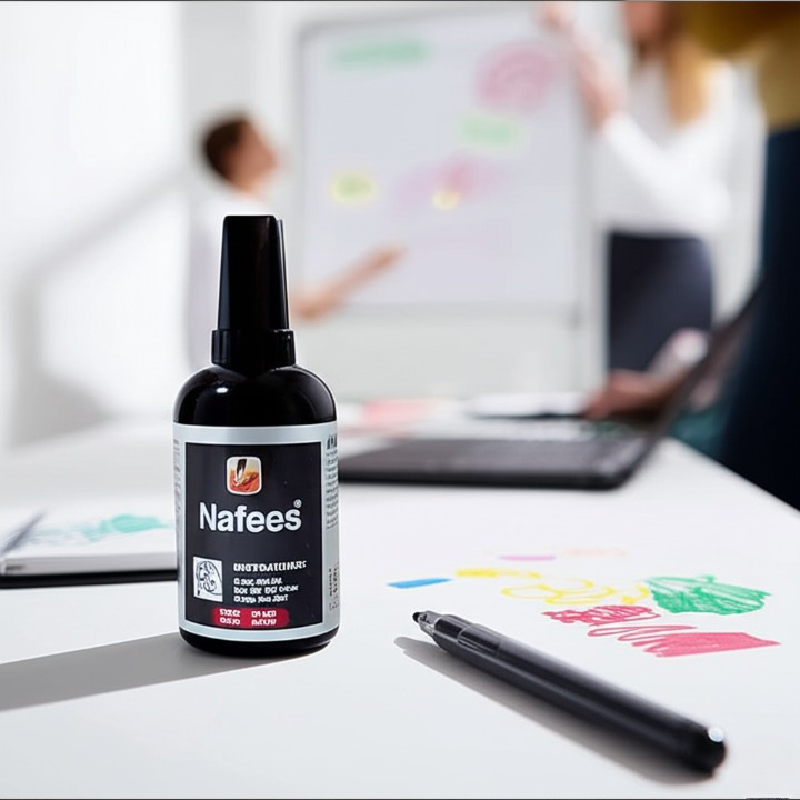 Nafees Stamp Pad Ink High-Quality, Fast-Drying, Smudge-Free Ink for Clear Impressions