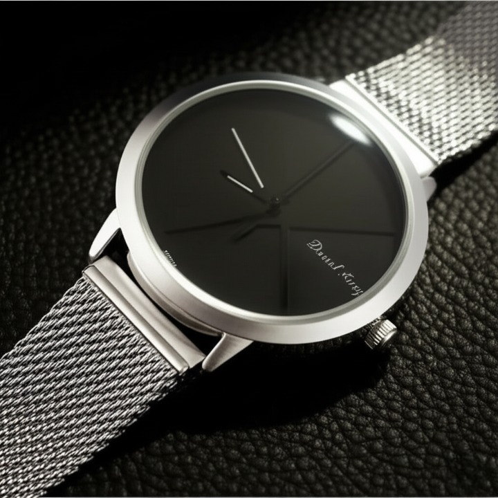 Original Magnet Stainless Steel Watch Waterproof, Sleek Design (No Box)