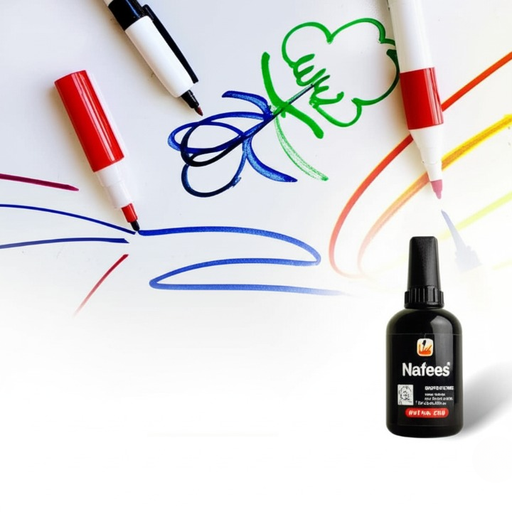 Nafees Stamp Pad Ink High-Quality, Fast-Drying, Smudge-Free Ink for Clear Impressions