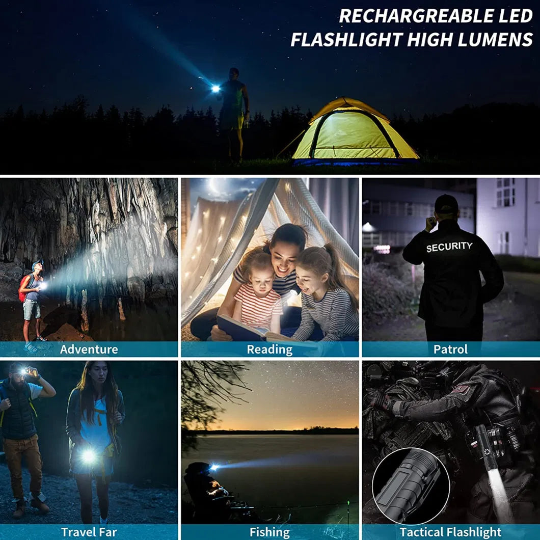 Rechargeable Flashlight | Usb charging headlamp | Waterproof Torch light TD-20