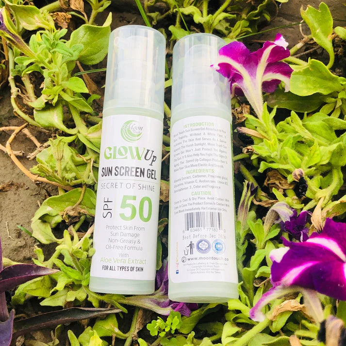 GLOWUP SUN SCREEN GEL SECRET OF SHINE 50 spf (50ml)